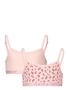 Name It Nkfstrap Short Top 2P Strawberry Noos Rosa