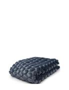 Egg Throw 130X170Cm Denim Blue Home Textiles Cushions & Blankets Blank...