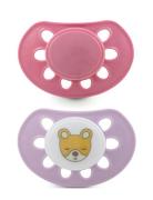 Esska Pacifier Classic Silic 2 Pack, + 4 Month Pink Multi/patterned