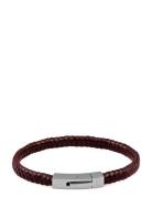 Edd. Leather Bracelet Singel Brun