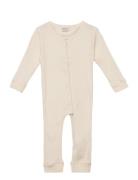 Minymo Jumpsuit Ls Rib Kräm