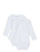 Name It Nbnbody 2P Ls Solid White Noos Vit