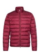 GANT Light Down Jacket Burgundy