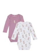 Name It Nbfbody 2P Ls Orchid Haze Rabbit Noos Multi/patterned