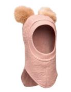 Huttelihut Balaclava W. Alpaca Pompoms Rosa