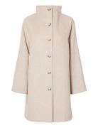 Selected Femme Slfvinni Wool Coat Kräm