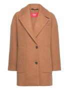 Esprit Casual Women Coats Woven Regular Brun