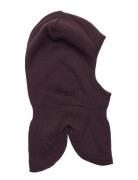 Color Kids Balaclava - Merino W. Windstop Burgundy