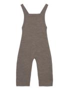 FUB Baby Felted Overalls Brun