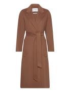 IVY OAK Belted Double Face Coat Brun