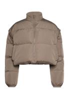 Rosemunde Detachable Down Puffer Jacket Beige