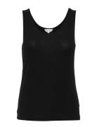 Lady Avenue Bamboo - Basic Tank Top Svart