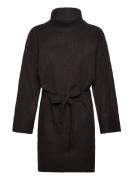 Vila Virolfie L/S Tie Belt Knit Dress - Noos Svart