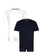 Tommy Hilfiger 3P Trunk & 2P Tee Set Marinblå