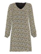 MSCH Copenhagen Mschjamela Rikkelie Dress Aop Gul