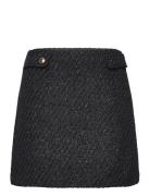 Michael Kors Tweed Mini Skirt Svart