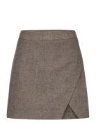 YAS Yasfudge Hw Short Skirt - Pb Brun