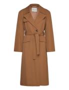 GANT Fluid Belted Coat Brun