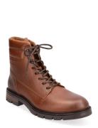 Tommy Hilfiger Warm Padded Hilfiger Lth Boot Brun