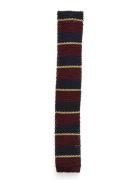 Polo Ralph Lauren Striped Knit Silk Tie Multi/patterned