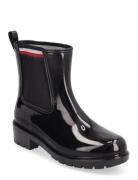 Tommy Hilfiger Corporate Elastic Rainboot Svart