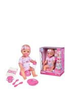 Simba Leksaker New Born Baby Doll, Pink Accessories Rosa