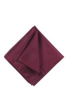 Portia 1924 Silk Pocket Square Burgundy