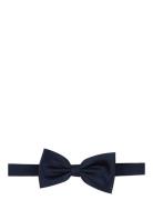 Portia 1924 Solid Bow Tie Polyester Marinblå