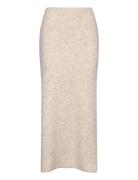 NORR Filine Knit Skirt Beige