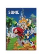 Fleece Sonic - Son 023 Home Sleep Time Blankets & Quilts Multi/pattern...