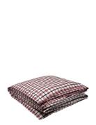 Flannel Single Duvet Home Textiles Bedtextiles Duvet Covers Red GANT