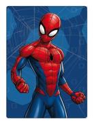 Fleece Plaid Spiderman 1024 Home Sleep Time Blankets & Quilts Multi/pa...