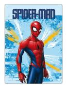 Fleece Plaid Spiderman 1025 Home Sleep Time Blankets & Quilts Multi/pa...