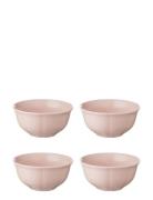 Søholm Solvej Bowl 4 Pcs Home Tableware Bowls Breakfast Bowls Pink Aid...