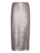 French Connection Adalynn Sequin Skirt Guld