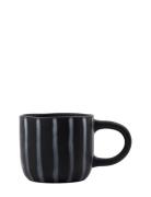 Cup, Line, Black/Brown Home Tableware Cups & Mugs Coffee Cups Black Ho...