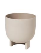 Serene Flowerpot L Terracotta Home Decoration Flower Pots Beige Kristi...