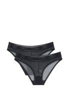 Triumph Tempting Sheer Highleg Tai 2P Svart