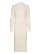 Gina Tricot Knitted Turtleneck Dress Vit