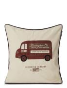 Coffee Truck Organic Cotton Twill Pillow Cover Home Textiles Bedtextil...