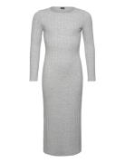 LMTD Nlflunne Ls Long Slim Dress Grå