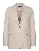 Lexington Clothing Remi Lyocell Blend Blazer Grå