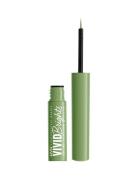 NYX Professional Makeup Vivid Brights Liquid Liner - Ghosted Green Nud...