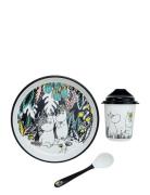 Moomin Jungle, Giftbox, 3-Pcs Home Meal Time Dinner Sets Multi/pattern...