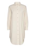 Basic Apparel Vilde Loose Shirt Dress Gots Kräm