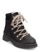 ANGULUS Boots - Flat - With Lace And Zip Svart