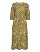 MSCH Copenhagen Mschdivina Ladonna 3/4 Dress Aop Gul