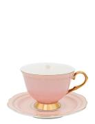 Cup With Saucer - Anima Cielo Rosa Home Tableware Cups & Mugs Tea Cups...