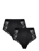 Lindex Brief Brazilian High Iris 2 P Svart