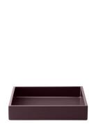 Mojoo Lux Lacquer Tray Burgundy